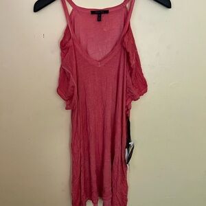 Olivia Sky Coral Cold Shoulder Style Dress Size XL NWT